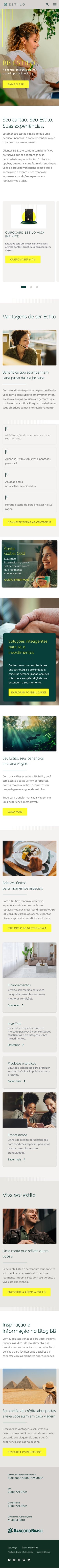 Tela mobile - BB em Todo Canto